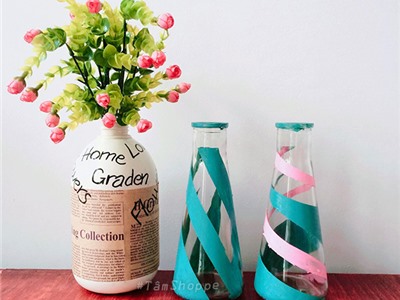 Chai thủy tinh bóng chày Handmade 