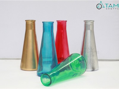 Lọ thủy tinh màu trong suốt Việt Nam hình gậy
