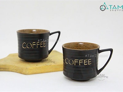 Ly cafe đẹp bằng gốm số 45