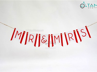 Dây treo chữ MR & MRS (Có nhiều màu)