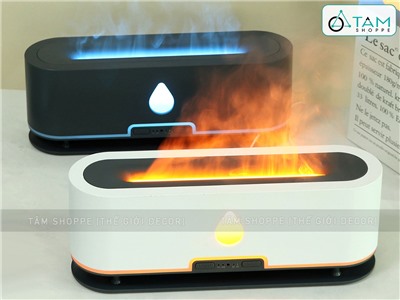 Máy khuếch tán tinh dầu ngọn lửa dài giọt nuớc [Kèm Adaptor -Tặng tinh dầu] MKTTD-32