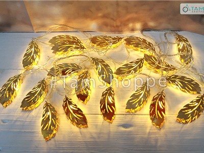 Dây đèn led trang trí lông vũ ánh kim DDL-23