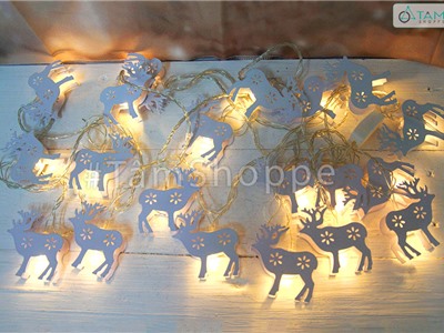 Dây đèn led trang trí tuần lộc trắng DDL-25