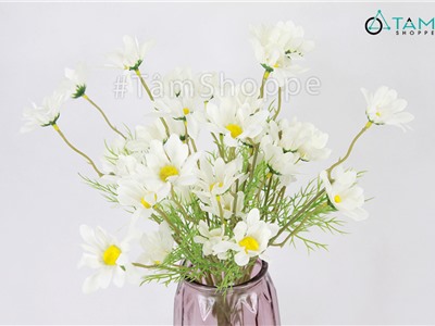 Cành hoa cúc la mã giả 5 bông CHG-136