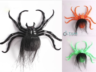 Con nhện giả trang trí Monster có lông 17x20cm