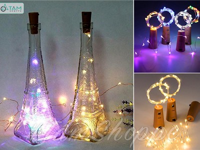 Dây đèn đom đóm nút chai 2m