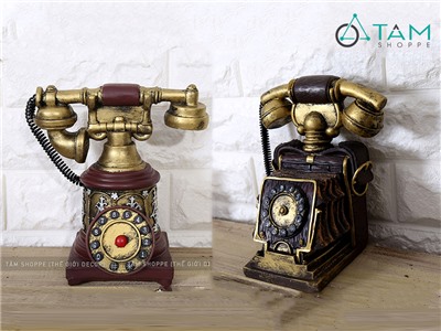 Mô hình điện thoại quay số giả cổ Hoàng gia MHVT-Đ.TH-03