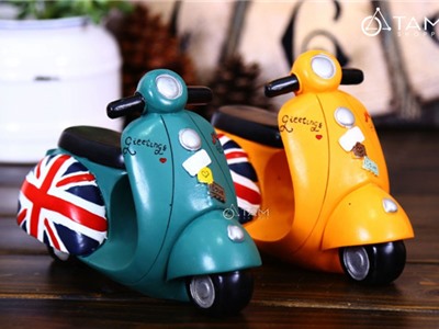 Mô hình xe Vespa ống tiết kiệm Composite MHX-VESPA-02
