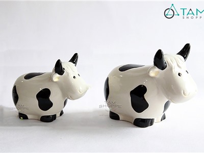  Tượng con bò sữa gốm TCV-BO-01