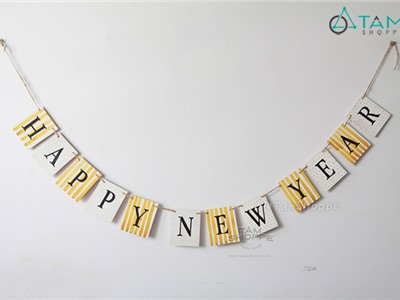 Dây treo chữ HAPPY NEW YEAR Số 01