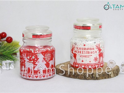 Hũ nến thơm thiên nhiên Giáng sinh NT-09