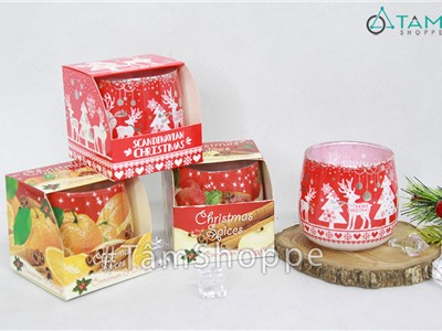 Ly nến thơm thiên nhiên Giáng Sinh NT-07