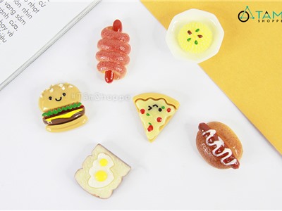 Nam châm hít tủ lạnh mô hình fast food các loại HTL-06