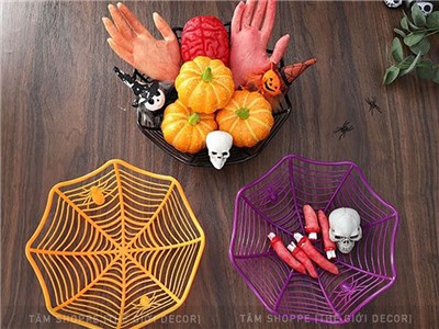 Rổ nhựa hình mạng nhện ĐK27cm RO-NHUA-01