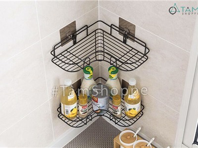 Kệ sắt góc vuông dán tường KESAT-24