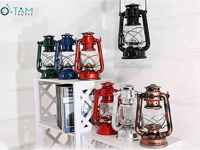 Đèn dầu đi bão Vintage (Đèn măng sông)