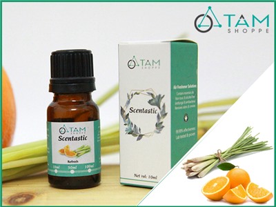 Tinh dầu Sả Cam phục hồi tỉnh táo 10ml Refresh Scentastic