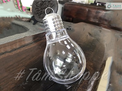Phụ kiện trong suốt trang trí noel bóng đèn X-PKTCT-74 X-PKTCT-75