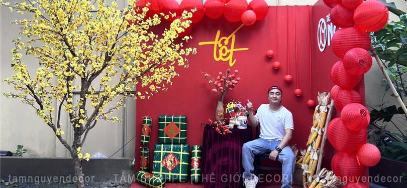 MẪU TIỂU CẢNH TRANG TRÍ TẾT ĐẸP THỰC HIỆN BỞI TÂM NGUYỄN DECOR