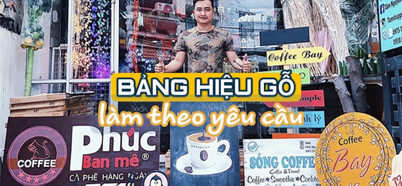 TÂM SHOPPE - ĐỊA CHỈ LÀM BẢNG HIỆU GỖ THEO YÊU CẦU TP.HCM ĐẸP - ĐỘC - LẠ - GIÁ PHẢI CHĂNG