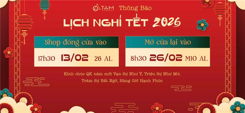 THÔNG BÁO LỊCH NGHỈ TẾT BÍNH NGỌ 2026