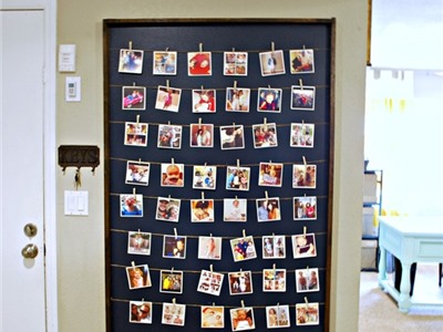 Tự làm khung ảnh lớn treo tường cho ngôi nhà thêm ấm cúng