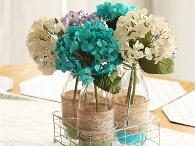 4 cách tái chế chai lọ làm bình hoa trang trí nhà xinh