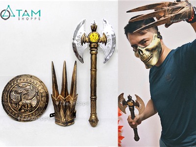 Set 03 món vũ khí chiến binh WEAPONS móng vuốt Vintage