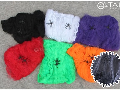  Bịch tơ nhện trang trí sợi mảnh như thật (20gr tơ + 2 nhện) TONHEN-01