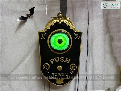 Chuông cửa điện tử mắt lồi đảo qua lại (mắt Led - phát giọng nói - tặng pin) CHUONGCUA-03