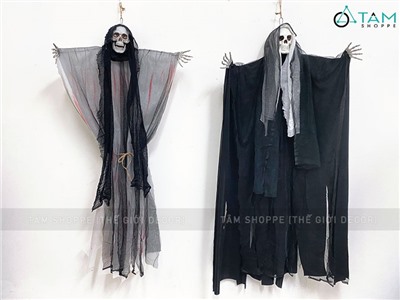 Con ma trắng đen quyền lực dài 100cm HLW-MAQUY-13