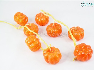  Dây bí ngô Halloween trang trí dây 4 trái TRCG-15