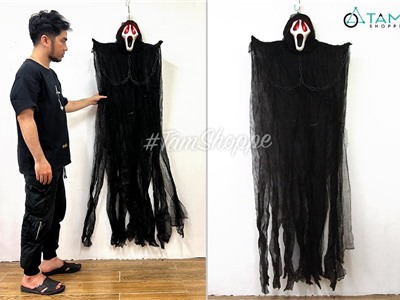 Ma treo thần chết điện tử đeo xích nhựa không tay cảm ứng HLW-CMA-02