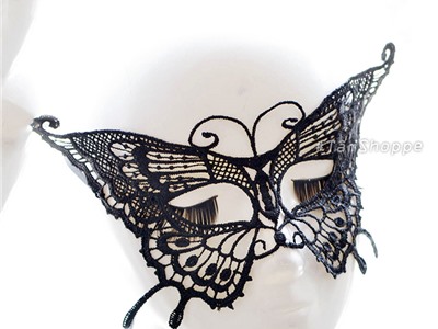 Mặt nạ vải ren cánh bướm che nửa mặt sexy HLW-MN-77