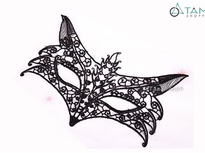 Mặt nạ vải ren con cáo che nửa mặt sexy HLW-MN-77-1