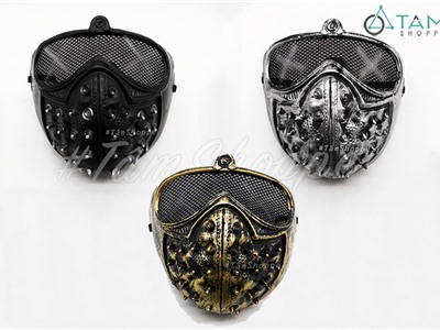 Mặt nạ đinh tán mắt lưới Punk Style HLW-MN-81