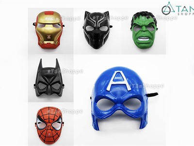 Mặt nạ siêu anh hùng nhựa nhiều kiểu HLW-MN-27-1