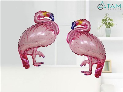 Bong bóng kiếng chim hồng hạc 40cm BBK-CH.HH-01