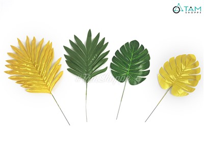 Cành lá giả nhiệt đới cỡ nhỏ decor tiệc, picnic chụp ảnh F-CLG-01