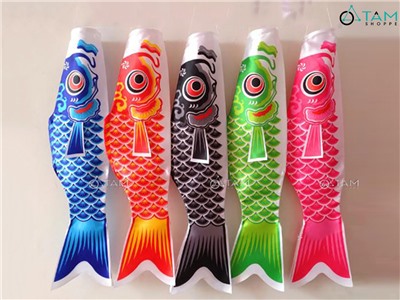 Lồng đèn vải cá chép Nhật Bản đầy đủ ý nghĩa [Vải đẹp - Nhiều cỡ] LDEN-VAI-07