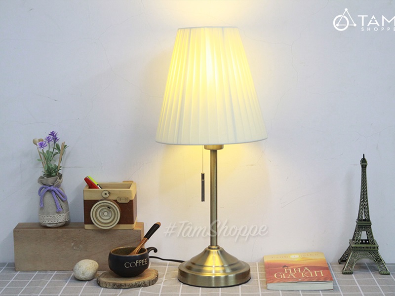 Đèn ngủ để bàn cao cấp ARSTID IKEA chốt dài DENBAN-01