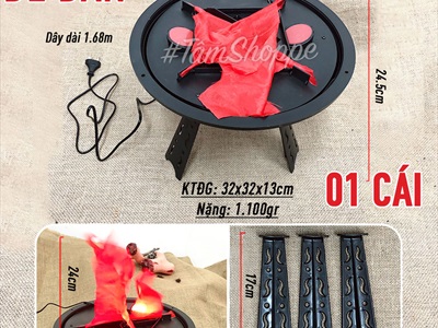 Đèn ngọn lửa giả 3D trang trí để bàn và treo DENNGONLUA-01