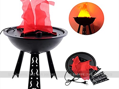 Đèn ngọn lửa giả 3D trang trí để bàn và treo DENNGONLUA-01