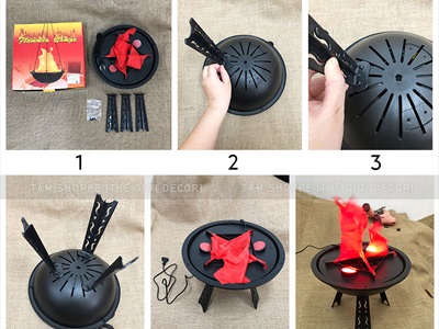 Đèn ngọn lửa giả 3D trang trí để bàn và treo DENNGONLUA-01
