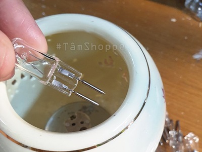 Bóng đèn xông tinh dầu điện (Bóng đèn Halogen) BONGDEN-01