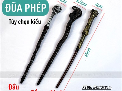 Đũa phép nhựa nhiều kiểu dài 45cm DUAPHEP-01