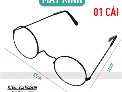 Mắt kính Harry Potter gọng sắt MATKINH-01