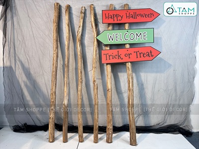 Bảng mũi tên chỉ đường Halloween Formex 5ly nhiều kiểu CHIDUONG-HLW-01