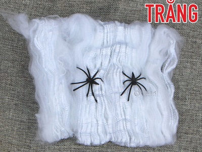 Bịch tơ nhện trang trí sợi mảnh như thật (20gr tơ + 2 nhện) TONHEN-01