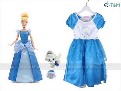 Bộ đồ hóa trang đầm dạ hội cô bé Lọ Lem BOHOATRANG-07